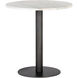 Suki White / Pewter Bistro Table